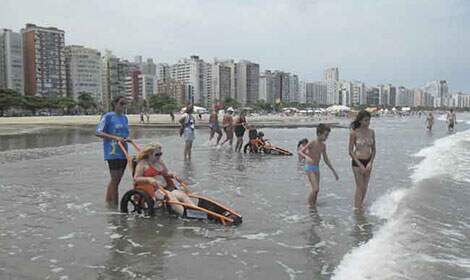 Santo André participa do programa Praia Acessível