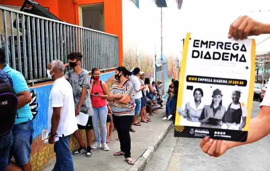 Diadema registra saldo positivo de 340 empregos formais em março