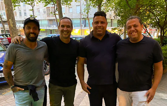 Ronaldo e Caio Ribeiro marcam presença no Caioba Real Madrid