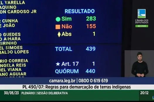 Câmara aprova marco temporal de demarcação de terras indígenas