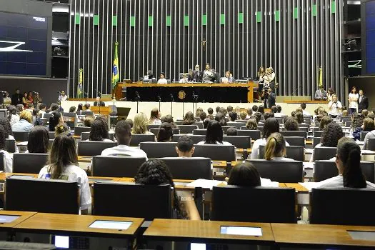 Estudantes participam da Câmara Mirim 2022