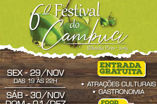 Ribeirão Pires terá 6º Festival do Cambuci nesse final de semana