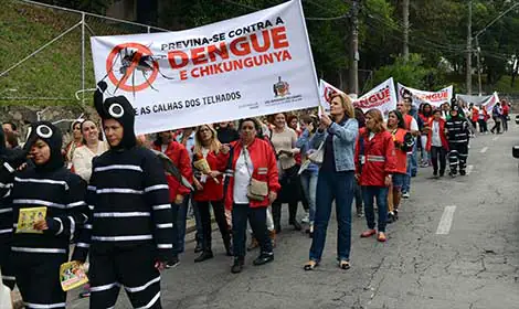 Caminhadas e mutirões contra a dengue marcam o Dia Mundial da Saúde