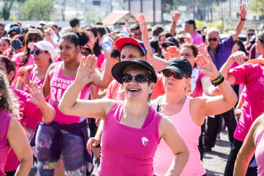 Ribeirão Pires reforçou prevenção ao câncer de mama no Outubro Rosa