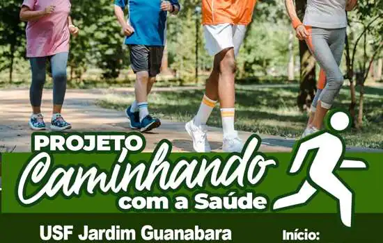 Saúde de Ribeirão Pires promove Caminhando com Saúde na USF Jardim Guanabara