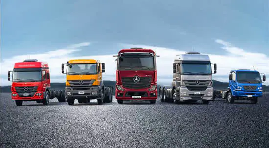 Mercedes-Benz é a marca de caminhão mais lembrada do Brasil