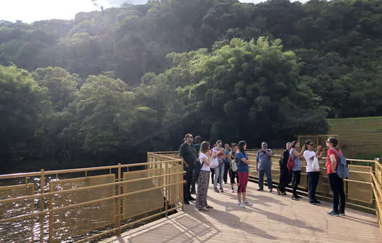 Semasa promove curso de formação ‘Caminho das Águas’ para educadores