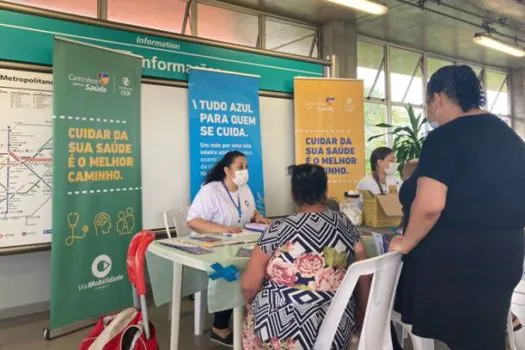 Programa Caminhos Para a Saúde leva serviços gratuitos a estações da ViaMobilidade