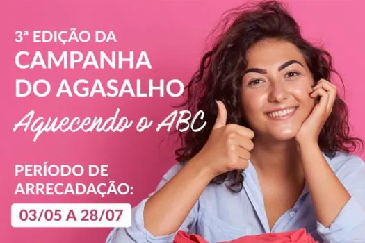 Fundação do ABC dá início à campanha do agasalho de 2023