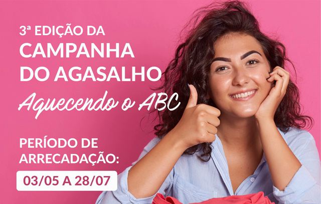 Fundação do ABC dá início à campanha do agasalho de 2023