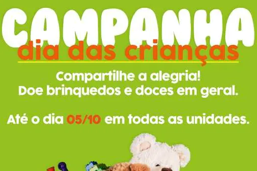 Singular arrecada brinquedos e doces em campanha social