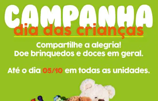 Singular arrecada brinquedos e doces em campanha social