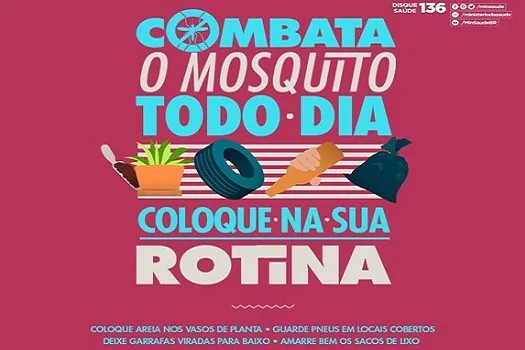 Ministério da Saúde lança campanha contra mosquito da dengue