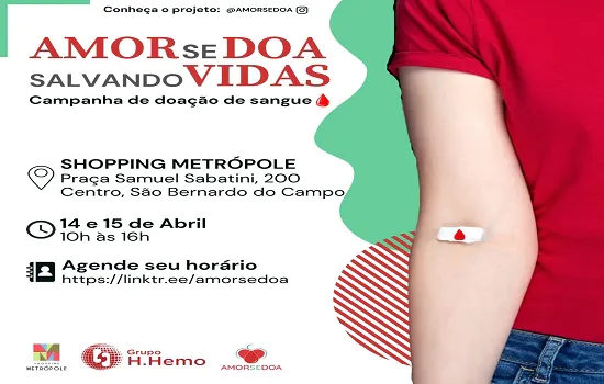 Shopping Metrópole promove campanha de coleta de sangue