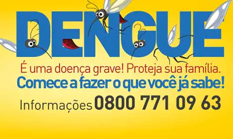 Campanha reforça responsabilidade de todos contra a dengue