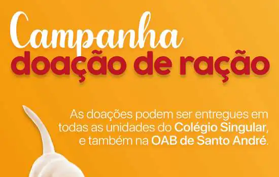 Equipe Singulariana de Proteção Animal promove campanha de arrecadação de ração