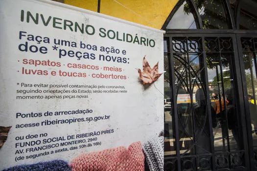 Fundo Social de Ribeirão Pires lança Campanha Inverno Solidário