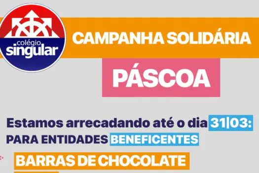 Singular arrecada chocolates para campanha social