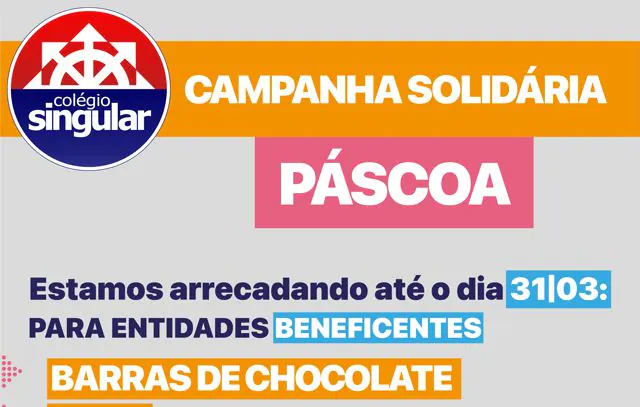 Singular arrecada chocolates para campanha social