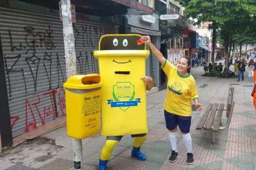 Campanha de sensibilização sobre descarte correto e vandalismo ganha Santo André