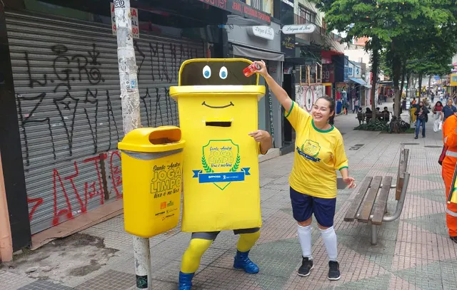 Campanha de sensibilização sobre descarte correto e vandalismo ganha Santo André