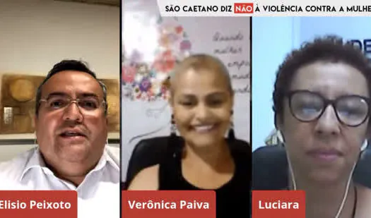 Campanha de combate à violência contra a mulher é lançada durante live