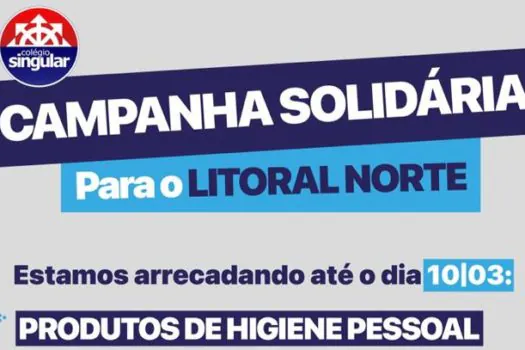 Singular promove arrecadação emergencial para o Litoral Norte