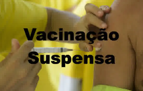 Suspensão temporária da vacinação contra a gripe no ABC