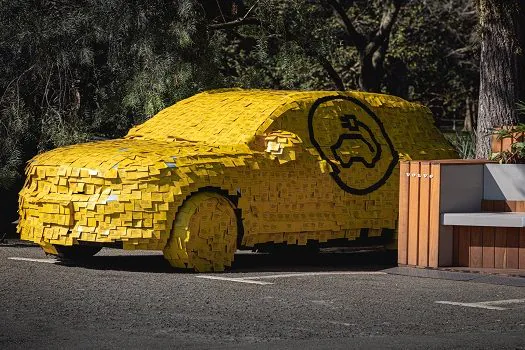 Em ação, Volvo Car Brasil coloca carro carregado de informações no Parque Ibirapuera