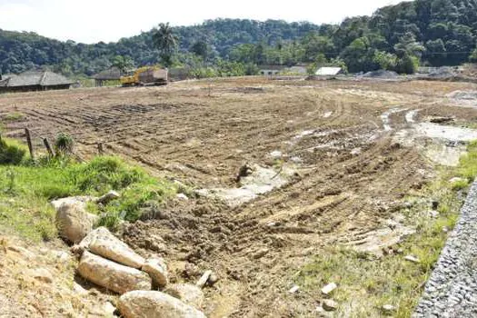 Primeiro campo de futebol do Brasil passa por obras de revitalização