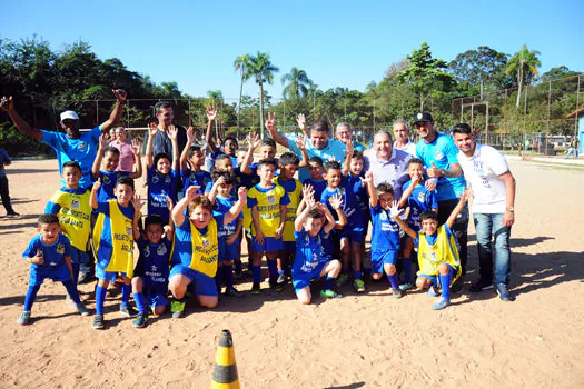 Prefeitura de Diadema inicia revitalização do Campo de Futebol do Eldorado