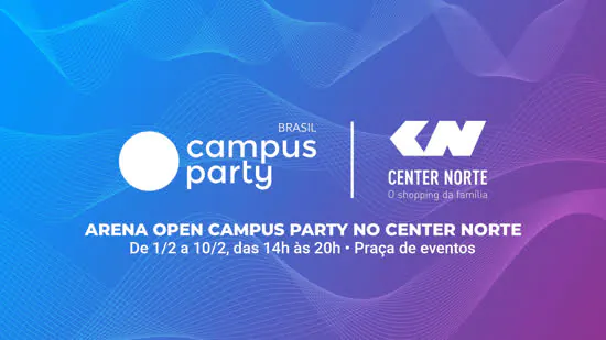 Shopping Center Norte promove a Arena Open Campus Party