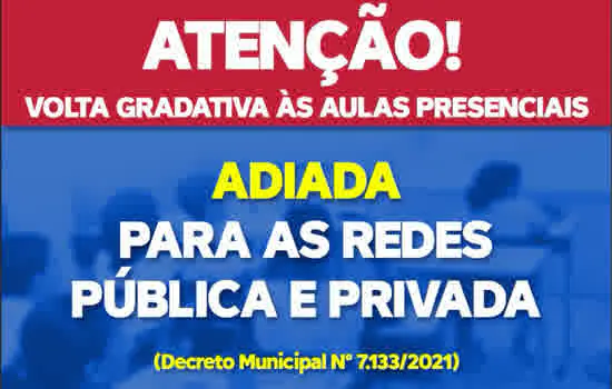 Ribeirão Pires mantém aulas presenciais suspensas até 30/05 na rede municipal