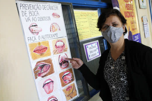 Campanha de prevenção a câncer bucal em Diadema