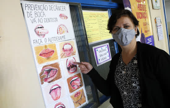 Campanha de prevenção a câncer bucal em Diadema