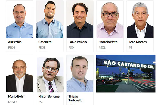 Candidatos à Prefeitura de São Caetano; saiba quem são