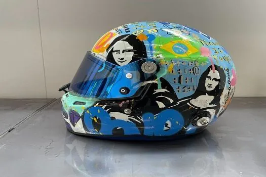 Piloto Pipo Derani leiloará capacete customizado em ação em prol do Hospital do GRAACC