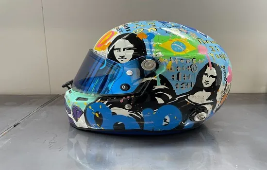 Piloto Pipo Derani leiloará capacete customizado em ação em prol do Hospital do GRAACC