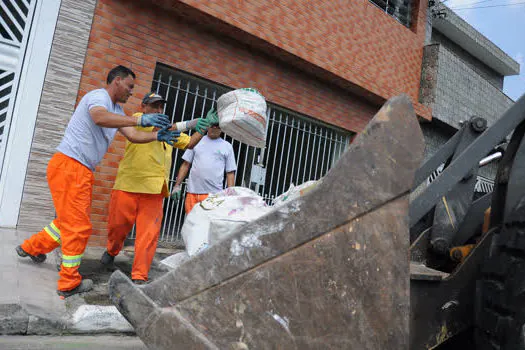 Diadema recolhe mais de 832 toneladas de entulho no Serraria