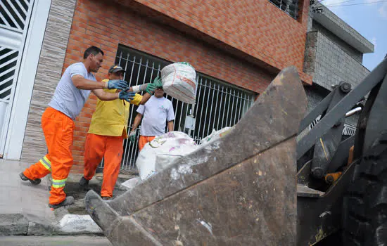 Diadema recolhe mais de 832 toneladas de entulho no Serraria