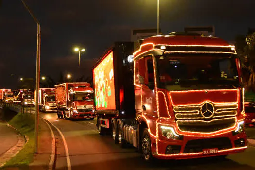 Caravana Iluminada da Coca-Cola leva a magia do Natal para São Bernardo