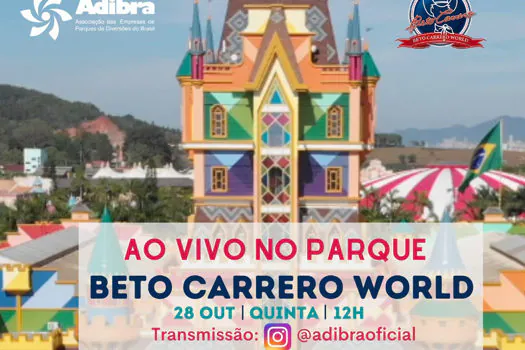 Empresas de Parques de Diversões do Brasil (Adibra) promove evento virtual no Beto Carrero