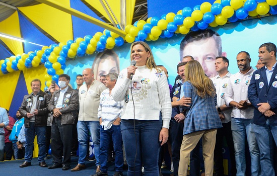 Inauguração de comitê central impulsiona campanha pela reeleição da deputada Carla Morando