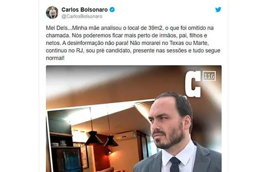 Carlos Bolsonaro diz que é pré-candidato à reeleição no Rio: ‘Tudo segue normal’