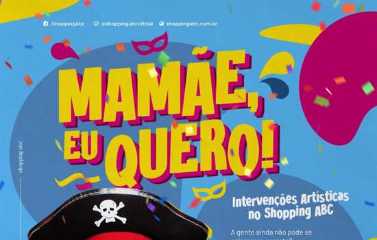 Carnaval Itinerante com piratas e sereias agita a criançada no Shopping ABC