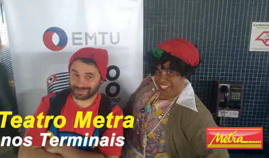 Com exibições teatrais, Metra incentiva o carnaval com respeito e moderação