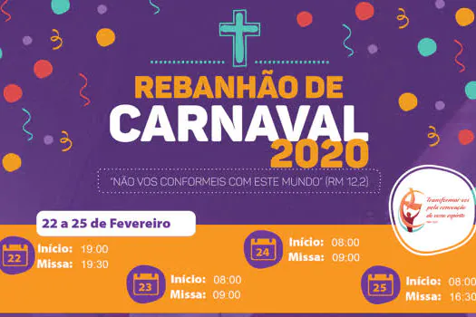 Fim de semana e feriado terão programação religiosa em Ribeirão Pires