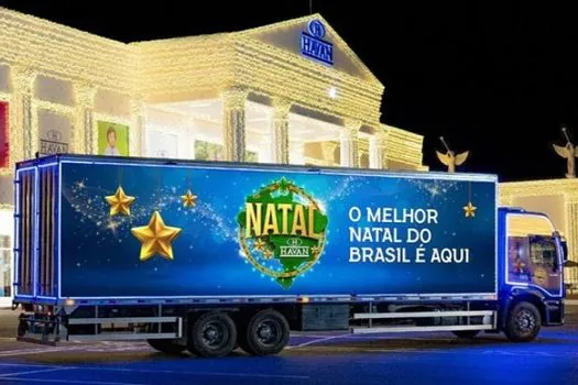 Região metropolitana de Curitiba (PR) recebe Carreta de Natal Havan