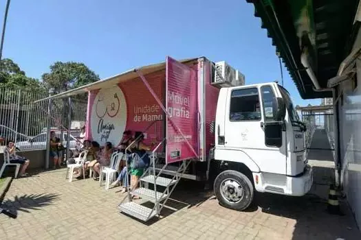 Carreta da Mamografia realiza exames gratuitos no Mauá Plaza Shopping