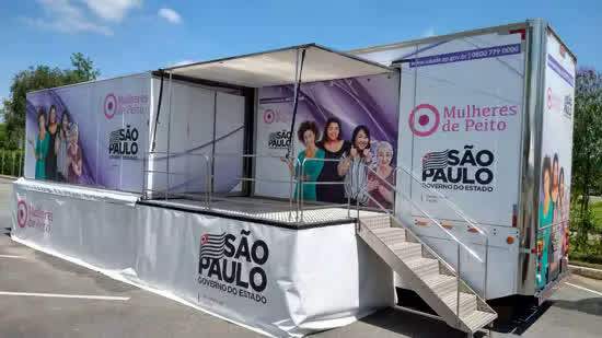 Governo de SP e FIDI levam carreta da mamografia ao Ibirapuera